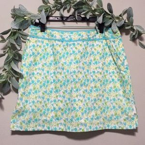 Vintage Lilly Pulitzer skort 8 Tiptoe Tulip